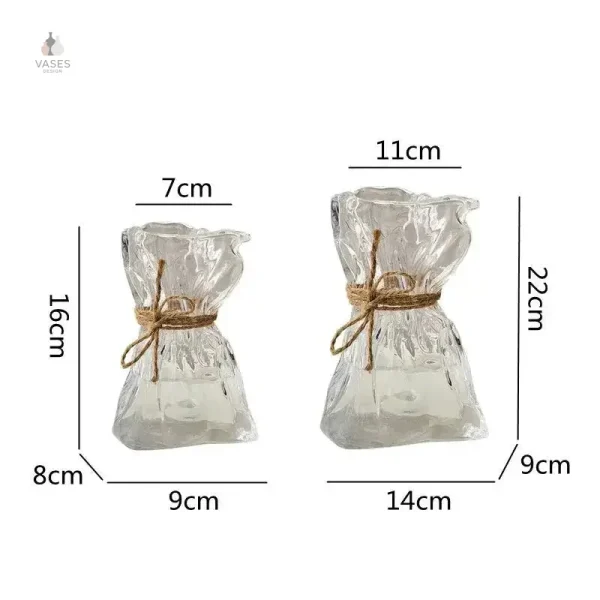 Vase en verre minimaliste pour un intérieur stylé
