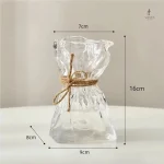 Vase en verre coloré pour un accent artistique
