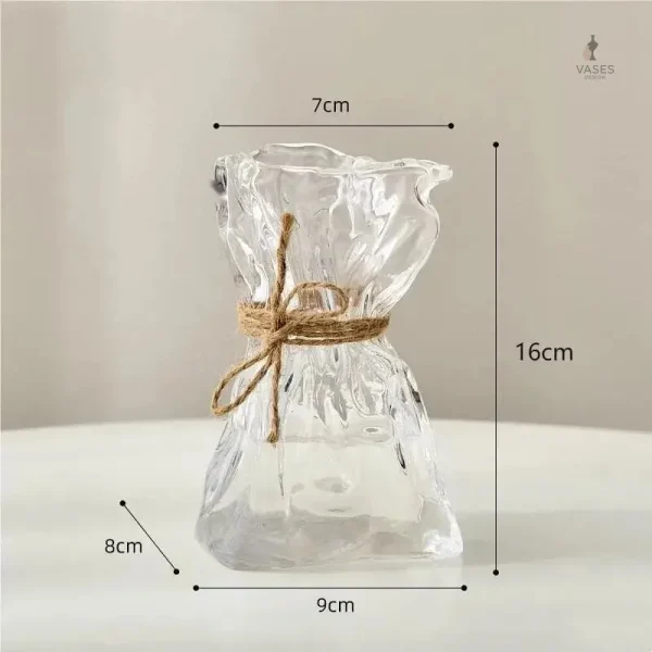 Vase en verre coloré pour un accent artistique