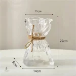 Vase en verre moderne pour une touche de sophistication