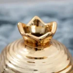 Vase pas cher au design doré moderne