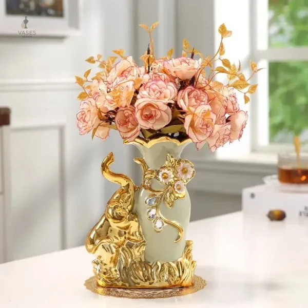 Accessoire de déco éléphant en céramique