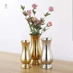 Vase en acier pour décoration intérieure