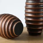 Vase effet bois pour décoration intérieure