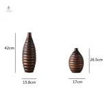 Vase en bois fait main