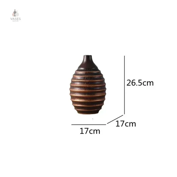 Vase effet bois pour embellir votre espace
