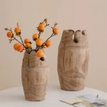 Vase en bois éco-responsable