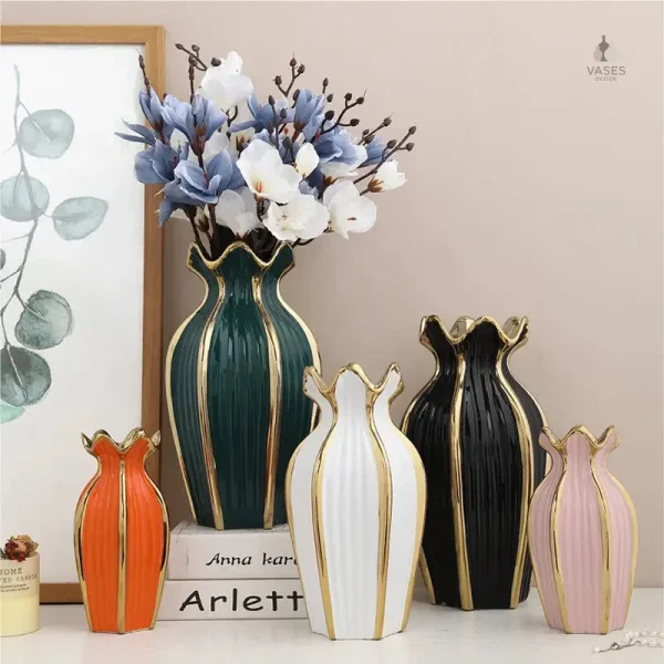 Vase céramique élégant au design moderne