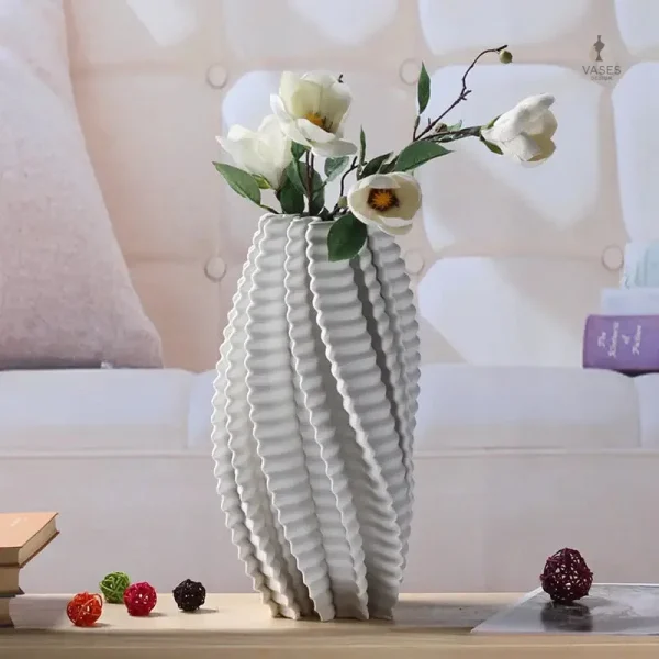 Vase céramique 3D au design moderne et élégant