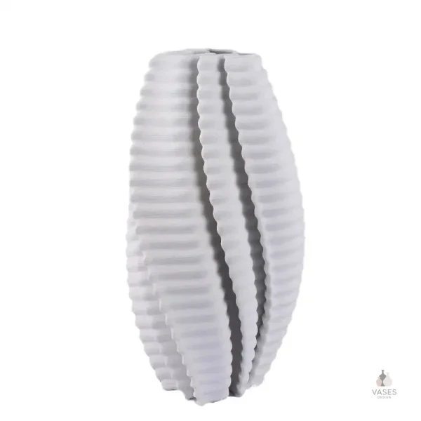 Vase décoratif en céramique au style contemporain