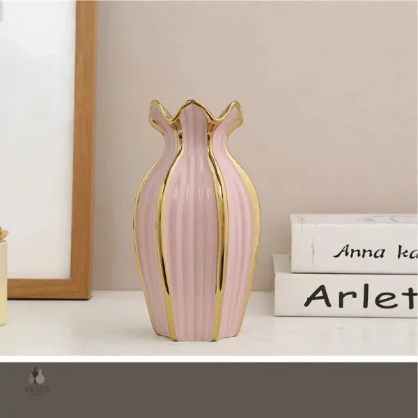 Vase céramique décoratif pour étagère ou table