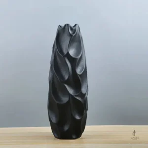 Vase en céramique artisanale décoratif