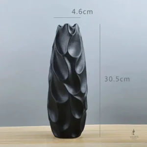 Vase céramique fait main avec motifs uniques