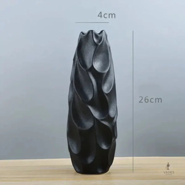 Vase en céramique artisanale pour intérieur