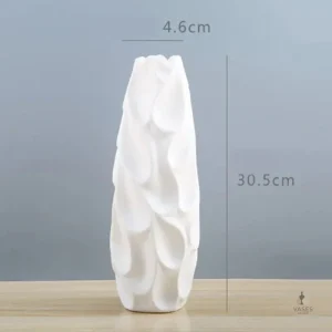 Vase décoratif en céramique aux couleurs naturelles
