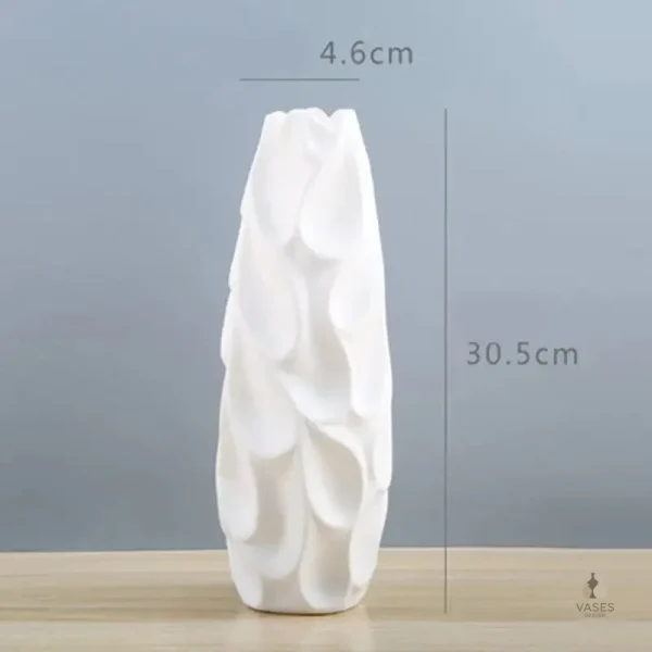 Vase décoratif en céramique aux couleurs naturelles