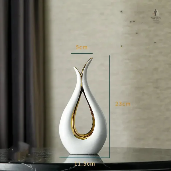 Vase en céramique blanc, un choix élégant pour votre maison