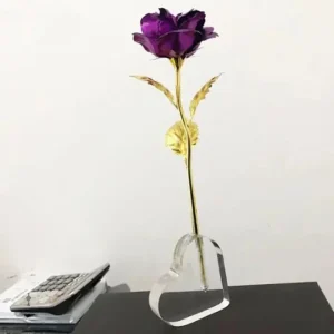 Vase cœur en céramique, design romantique