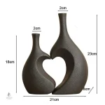 Vase cœur blanc, classique et intemporel pour votre déco