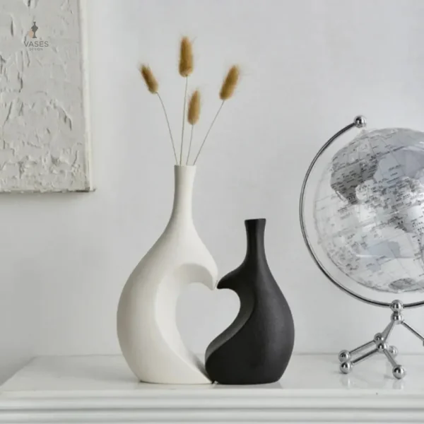 Vase en forme de cœur, parfait pour les occasions spéciales
