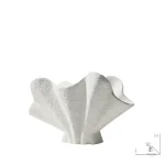 Vase unique en forme de coquillage, design contemporain