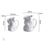 Vase en forme de cruche élégant et décoratif - vue 2