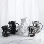 Vase en cruche avec finition lisse et raffinée
