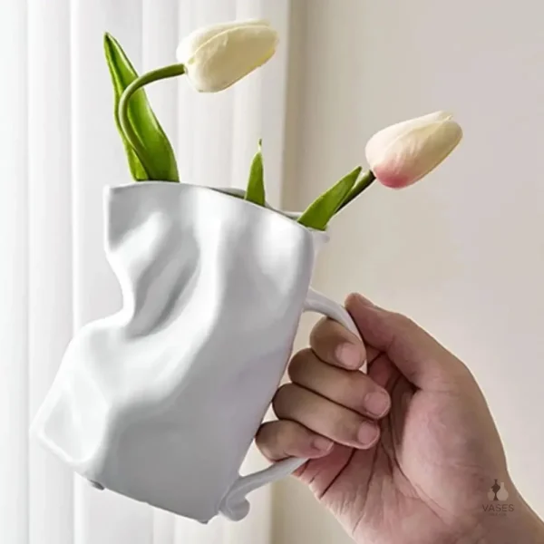 Vase en forme de cruche, accessoire de maison chic