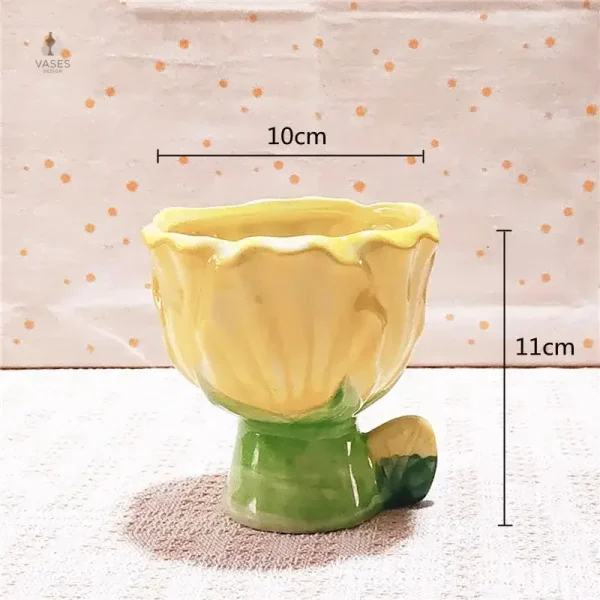 Vase en forme de fleur, accessoire tendance