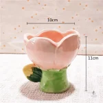 Vase original au style floral contemporain