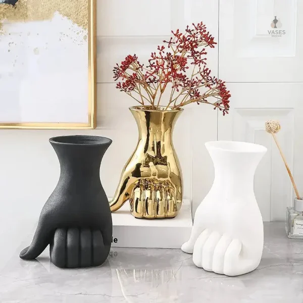 Vase en forme de main - Poing fermé