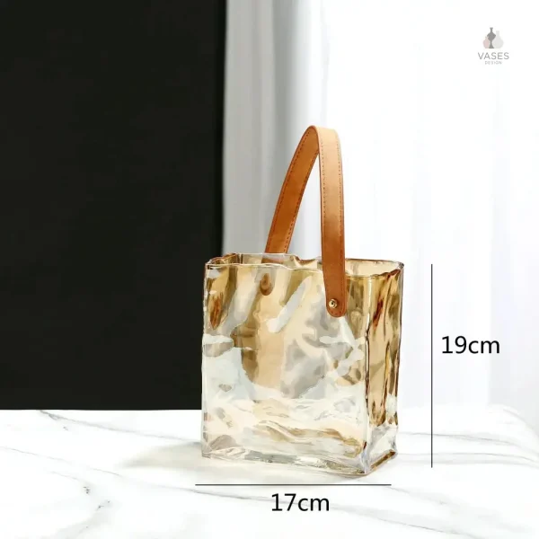 Vase sac à main pour décoration intérieure