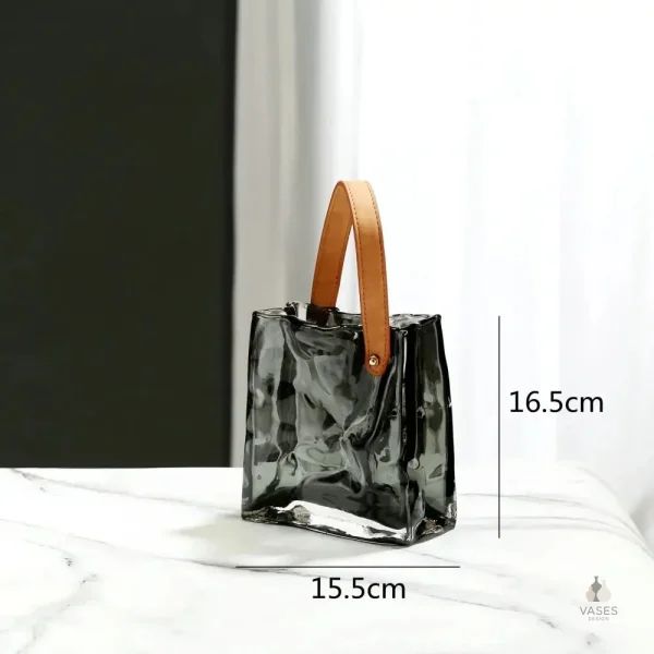 Vase chic en forme de sac à main