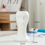 Vase créatif en forme de visage pour fleurs