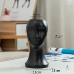 Élément décoratif : vase tête pour embellir votre espace