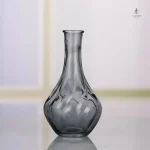 Vase en verre, nuances vibrantes pour décoration