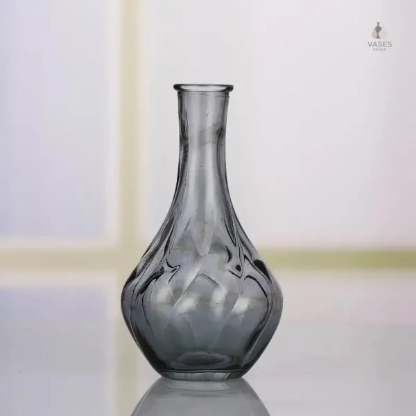 Vase en verre, nuances vibrantes pour décoration