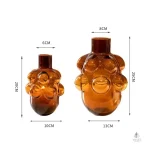 Vase en verre artistique pour mise en scène unique