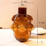 Vase en verre moderne, accessoire déco essentiel