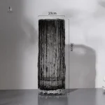 Vase en verre pour fleurs fraîches ou séchées