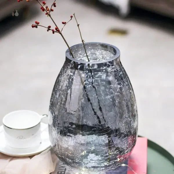 Vase en verre pour décoration intérieure