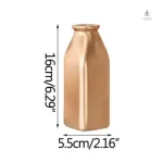 Vase en verre doré design moderne pour intérieur