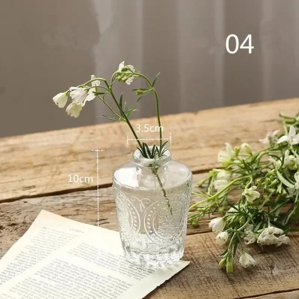 Vase en verre coloré à prix réduit
