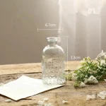 Vase en verre pour arrangements floraux