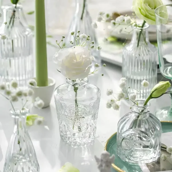 Vase design en verre à petit prix