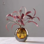 Vase en verre soufflé haut de gamme