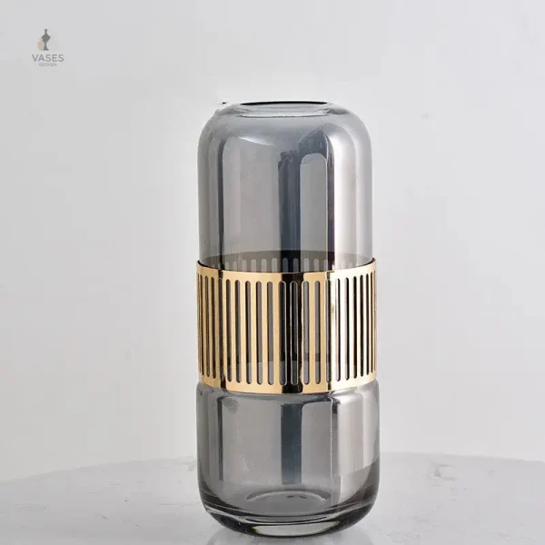 Vase en verre pour intérieur lumineux
