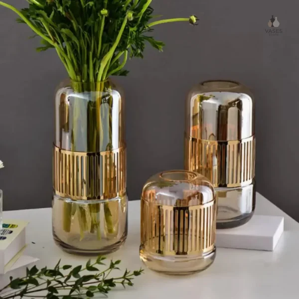 Vase en verre, accessoire de maison