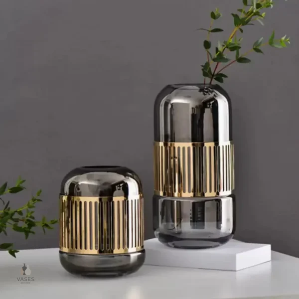 Vase transparent pour fleurs fraîches