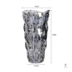 Vase vintage en verre pour bouquets